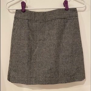 forever 21 black and white skirt